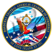 Escudo de la Cámara de comercio de Honduras en Long Island New York